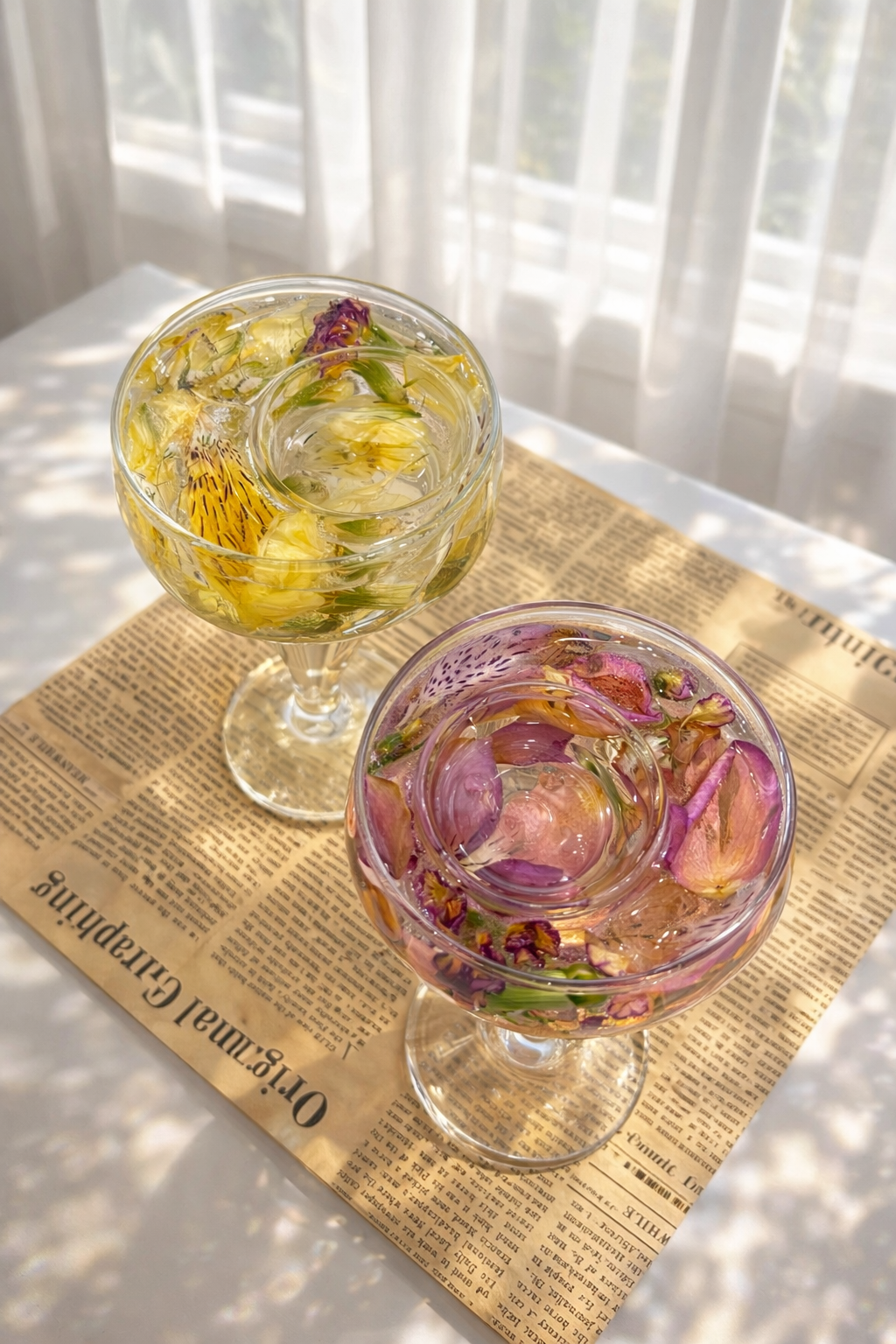 Signature Bloom Candle & Petite Floral Candle Holder Gift Set (2pcs)