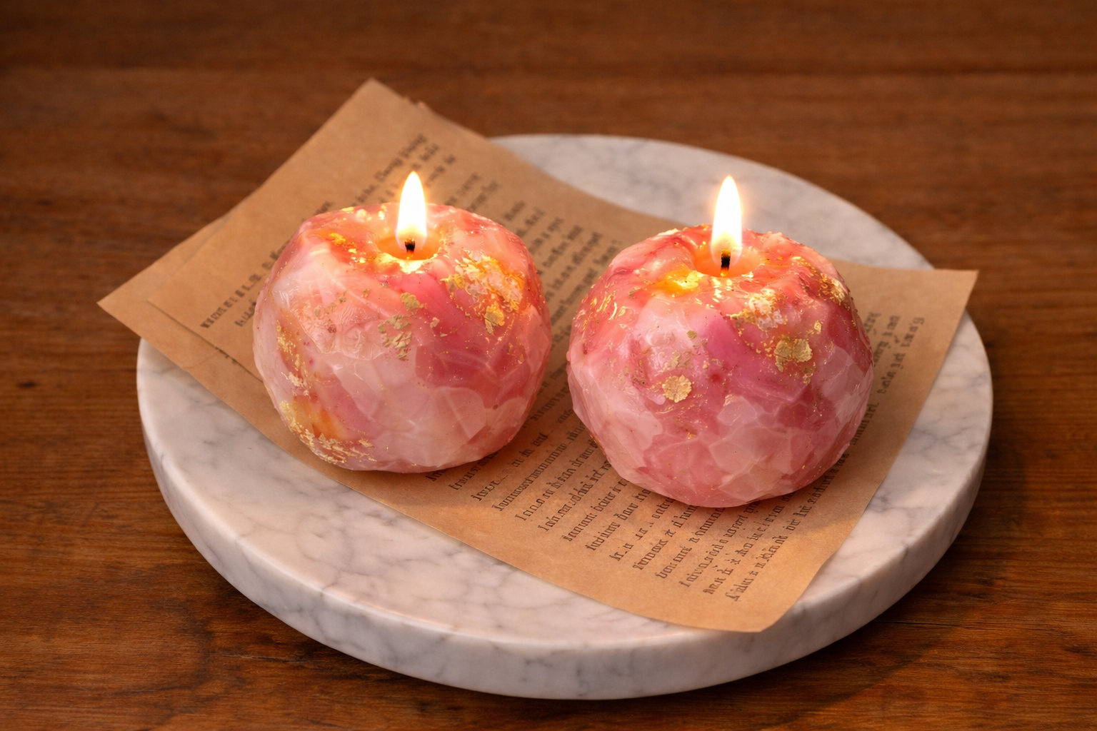 Gemstone Crystal Candle (1pc)