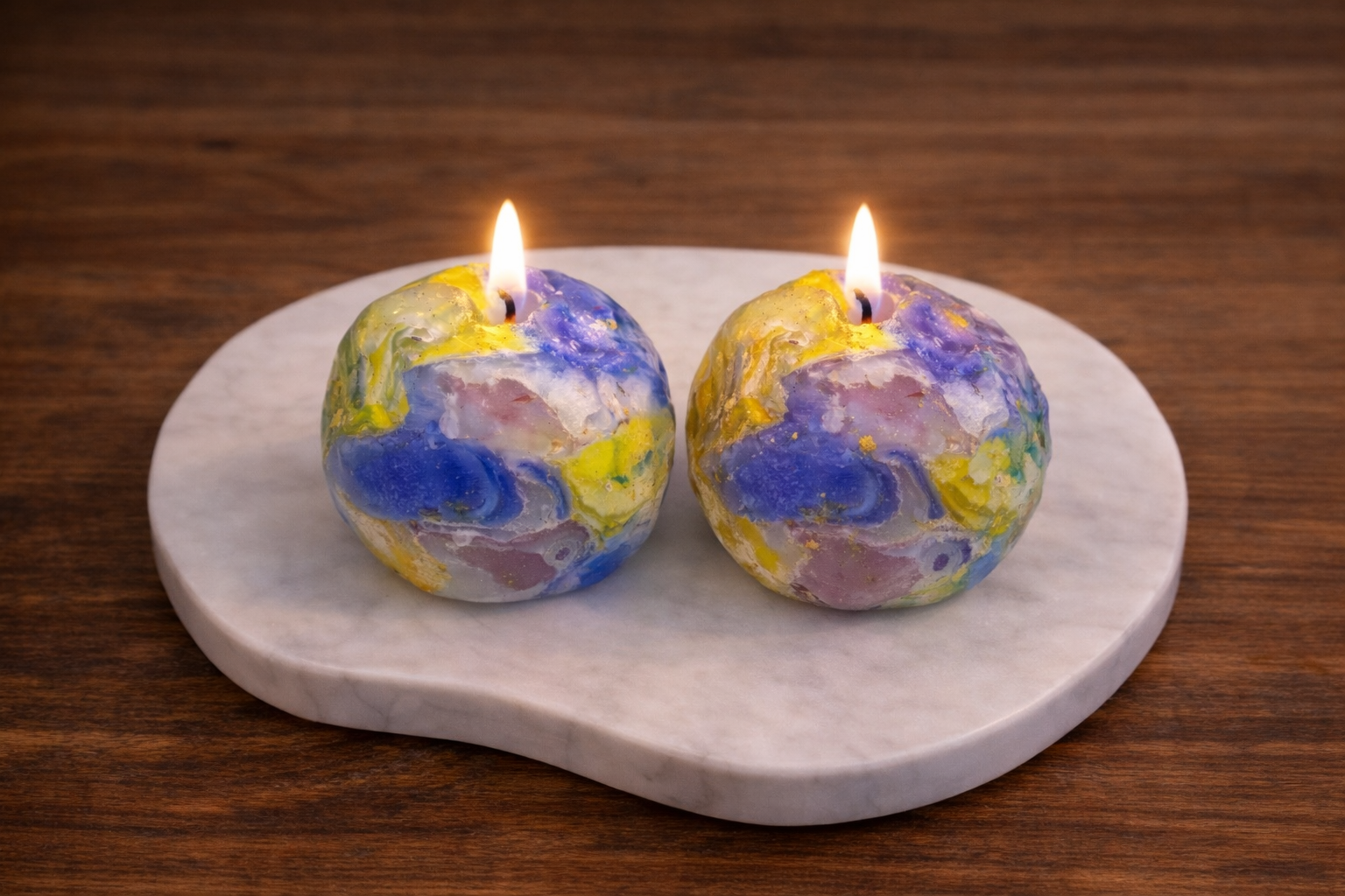 Gemstone Crystal Candle (1pc)