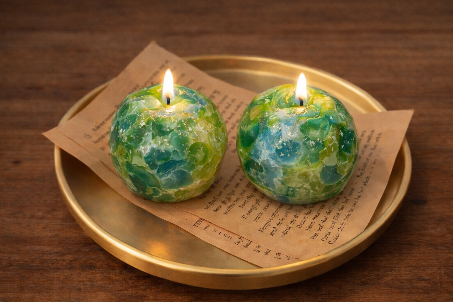 Gemstone Crystal Candle (1pc)