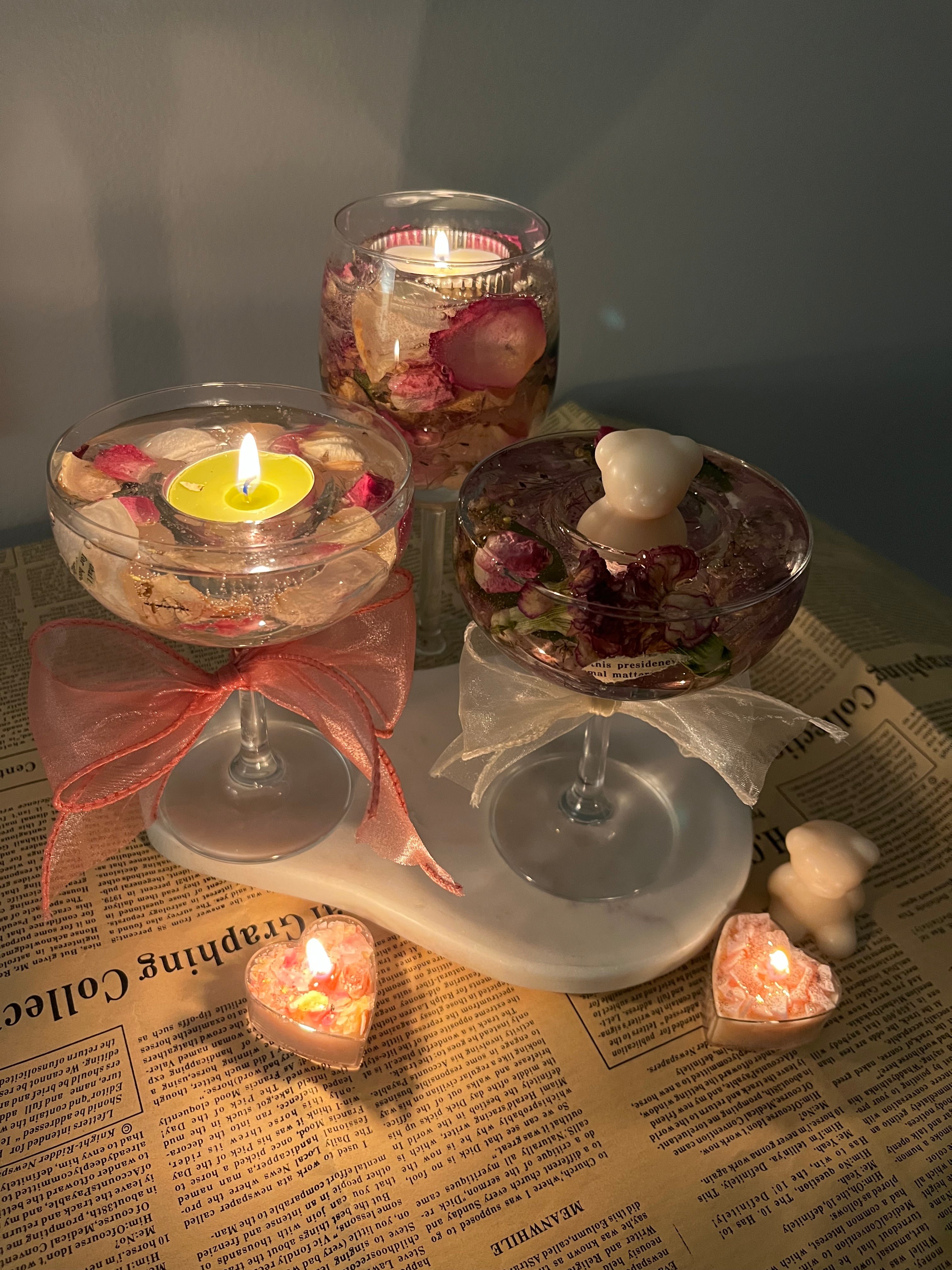 Petit Floral Candle Holder (1pc)