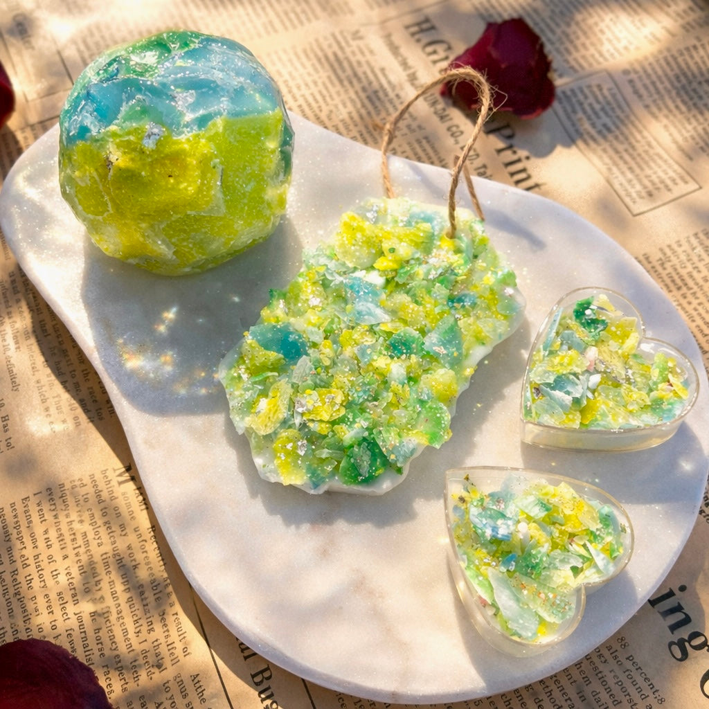 Gemstone Crystal Wax Tablets (1pc)