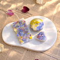 Gemstone Crystal Candle Trio Set (4pcs)